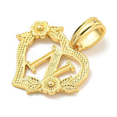 Heart Brass Pendants KK-I714-04G-N-1