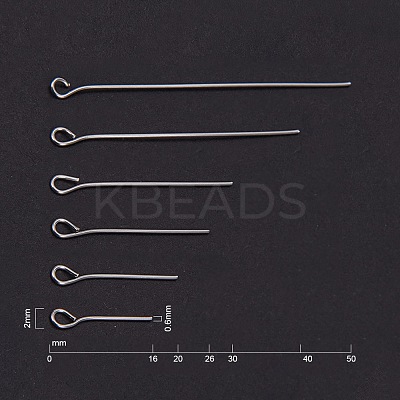 Stainless Steel Eye Pin Sets STAS-PH0009-01-1