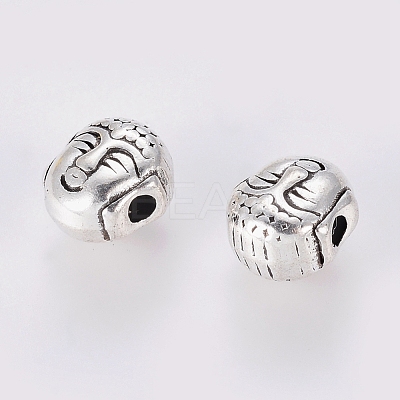 Tibetan Style Alloy Beads X-TIBEB-60018-AS-FF-1