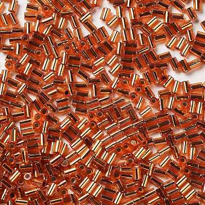Baking Paint Glass Round Bugle Beads SEED-Z002-A-E09-1