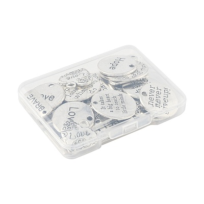 30Pcs 15 Styles Tibetan Style Alloy Pendants TIBEP-FS0001-40-1