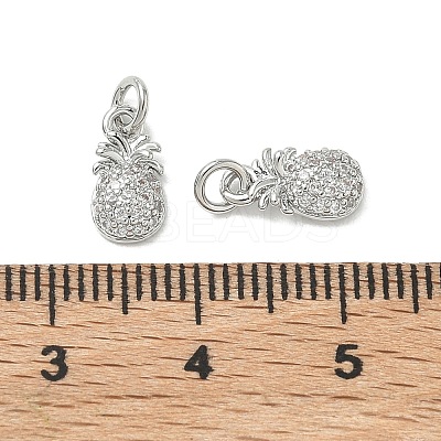 SHEGRACE Brass Micro Pave Cubic Zirconia Pendants XGRQ3D148-478P-1