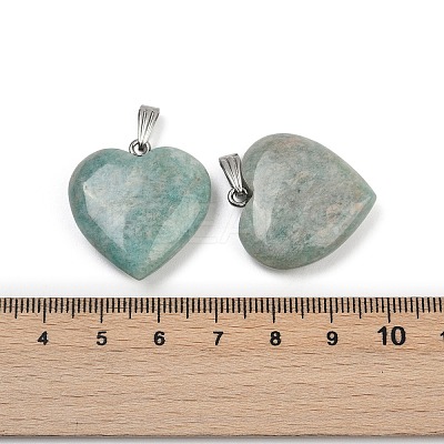 Natural Amazonite Pendants G-G956-B82-1