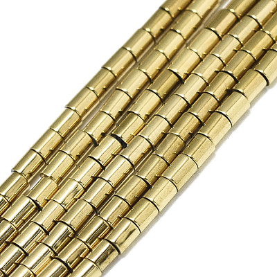 Electroplate Non-magnetic Synthetic Hematite Beads Strands G-S352-71A-01-1
