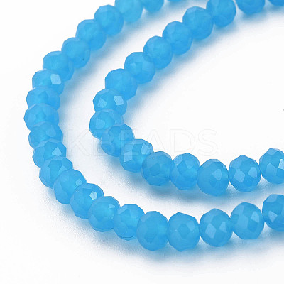 Glass Beads Strands EGLA-A034-J8mm-D09-1