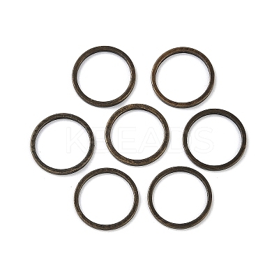 Rack Plating Brass Linking Rings KK-P286-01B-AB-1