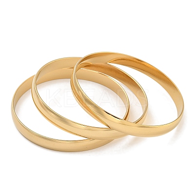 Fashion 201 Stainless Steel Bangle Sets BJEW-L664-019G-02-1-1