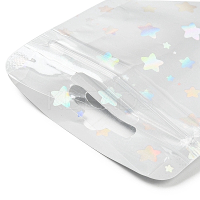 Rectangle Laser Plastic Yin-yang Zip Top Gift Bags X1-OPP-E004-01C-A02-1