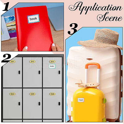 PVC Self Adhesive Stickers DIY-WH20007-64A-1