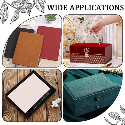 Faux Suede Book Covers DIY-WH0349-138F-1