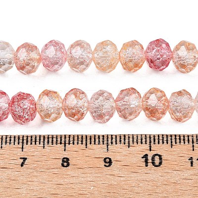 Transparent Glass Beads Strands X-GLAA-T023-6mm-A06-1