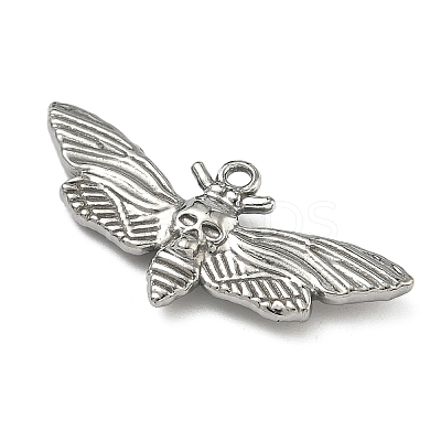 304 Stainless Steel Pendants STAS-P446-06P-1
