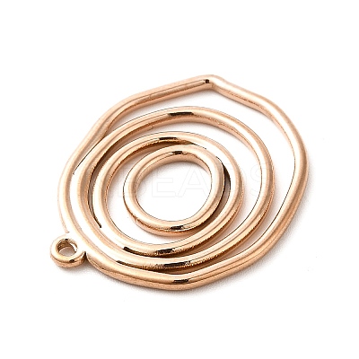 Ion Plating(IP) 304 Stainless Steel Pendants STAS-M312-02RG-1
