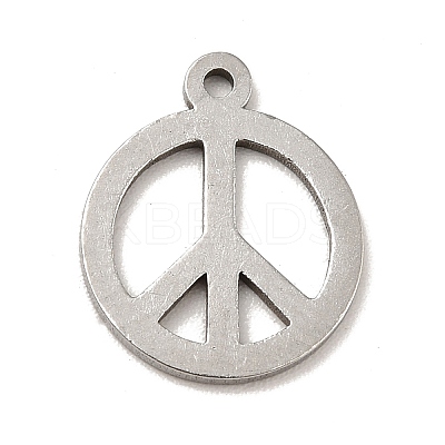 Non-Tarnish 201 Stainless Steel Pendants STAS-P312-04P-1