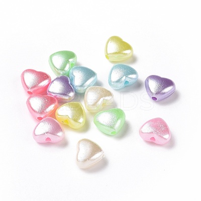 Imitation Pearl Acrylic Beads X-OACR-E013-31-1