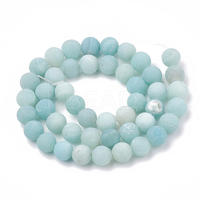 Natural Amazonite Beads Strands LS-G-T106-190-1