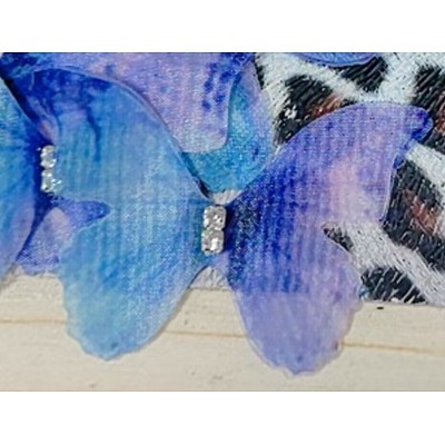 Gradient Color 2-Layer Fibre Tulle Ornament Accessories DIY-WH0449-15B-1