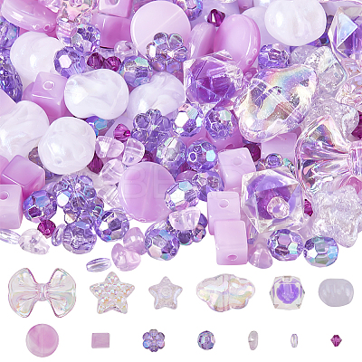 Acrylic  Beads Set OACR-SC0001-71B-1