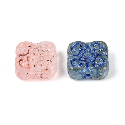Picasso Baking Paint Glass Beads DGLA-T004-59M-1