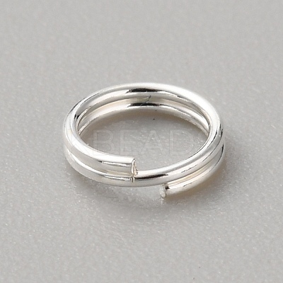 925 Sterling Silver Split Rings STER-WH0011-28S-01-1