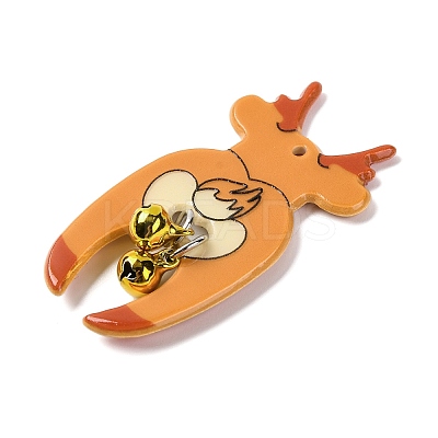 Christmas Theme Acrylic Pendants OACR-Q098-01A-1