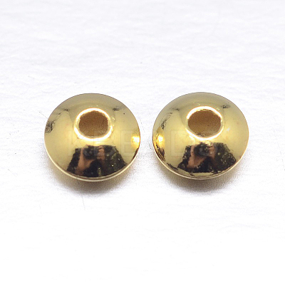 Real 18K Gold Plated Brass Spacer Beads LS-KK-E702-17G-NF-1
