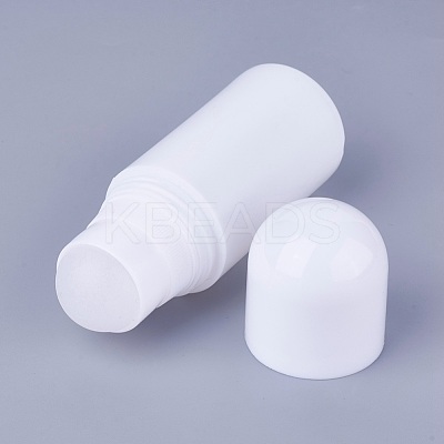 50ml PE Plastic Essential Oil Empty Roller Ball Bottles MRMJ-WH0046-B01-50ml-1