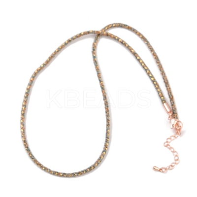 2.5MM Round Nylon Cotton Cord Necklace Making NJEW-C106-01RG-1