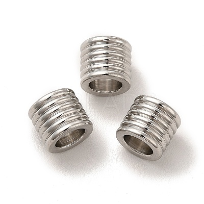 Non-Tarnish 201 Stainless Steel European Beads STAS-M089-11P-1