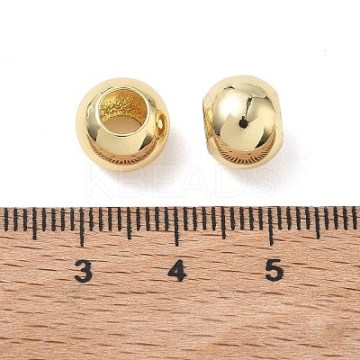 Brass European Beads KK-L268-002G-1