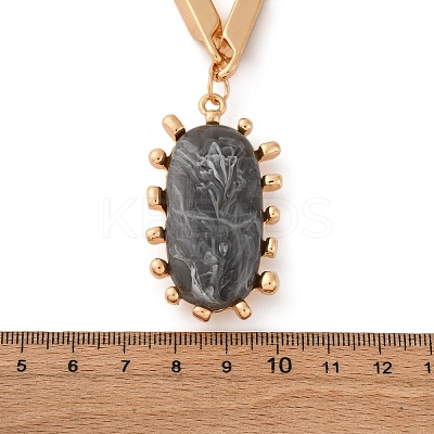 Iron & Alloy Pendant Necklaces for Women LS-NJEW-U046-05G-1