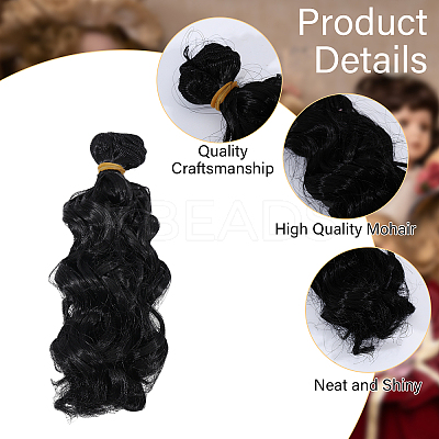 PP Hair Doll Wig Hair DIY-WH0349-395B-03-1