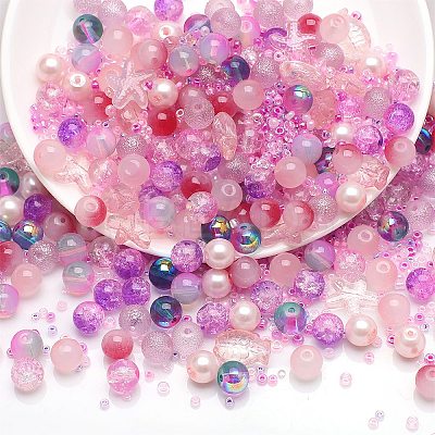 Glass Beads GLAA-E040-01J-1