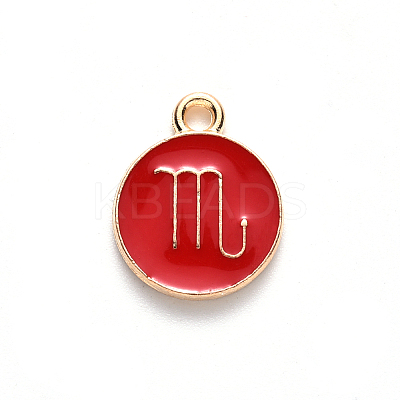 Alloy Enamel Pendants LS-ENAM-S124-01A-07L-1