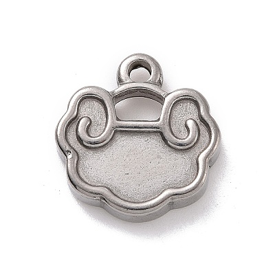 Non-Tarnish 304 Stainless Steel Pendants STAS-E169-25P-1