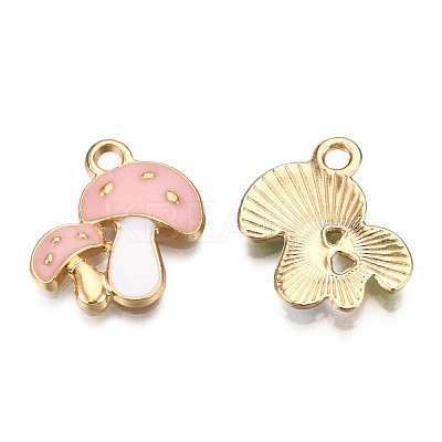Autumn Theme Alloy Enamel Pendants ENAM-T009-46-RS-1