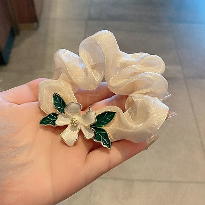 Gauze Alloy Enamel Hair Ties PW-WG40CF6-03-1