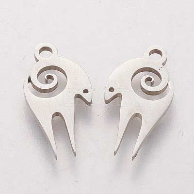 Tarnish Resistant 201 Stainless Steel Pendants STAS-Q201-T485-1