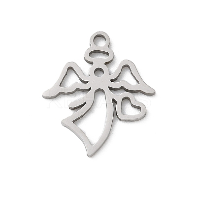 201 Stainless Steel Pendants STAS-S157-01E-P-1