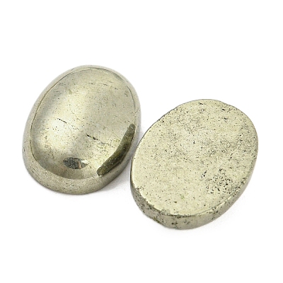 Natural Pyrite Cabochons G-G013-02D-1