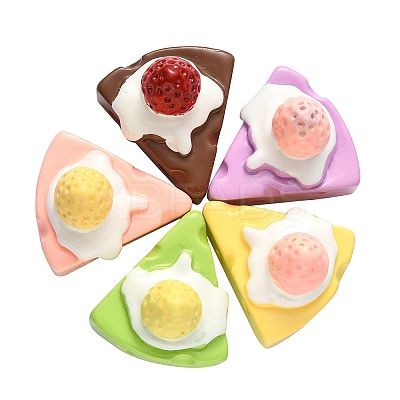 30Pcs Opaque Resin Decoden Cabochons RESI-CJ0002-71-1