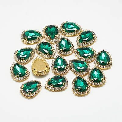 Sew on Rhinestone RGLA-T122-18x25-15G-1