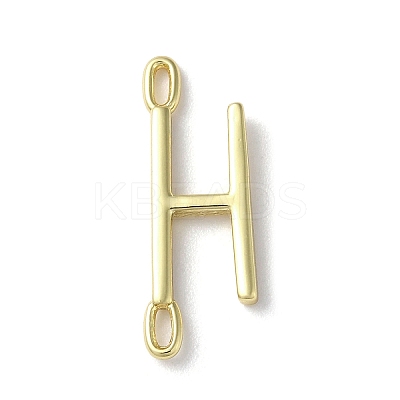 Rack Plating Brass Connector Charms KK-P245-07G-H-1