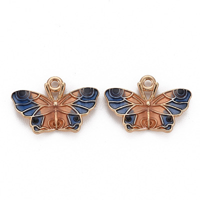 Alloy Enamel Pendants ENAM-N055-014A-NR-1