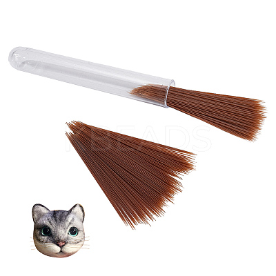 Plastic Simulated Animal Whiskers for Crafts Needle Felting DIY-WH0430-904C-04-1