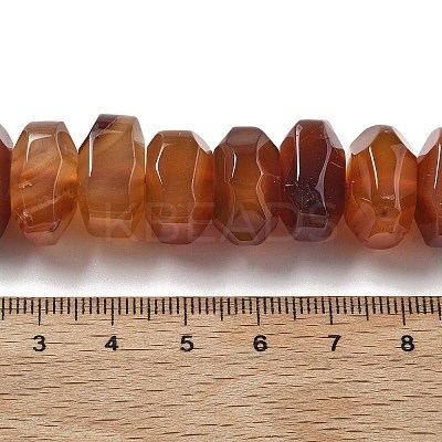 Natural Red Agate Beads Strands G-K392-A03-1