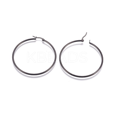 304 Stainless Steel Big Hoop EarRing Shapes EJEW-L222-11D-1
