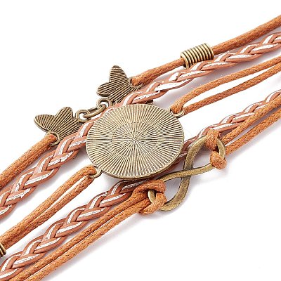 Rainbow Pride Bracelet LS-BJEW-F426-01H-1