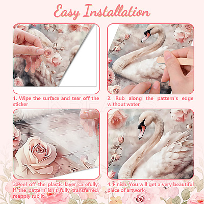 3 Sheets 3 Styles PVC Waterproof Decorative Stickers DIY-WH0404-367-1