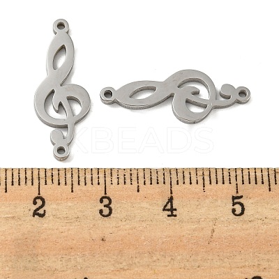 Non-Tarnish 304 Stainless Steel Connector Charms STAS-L022-229P-1